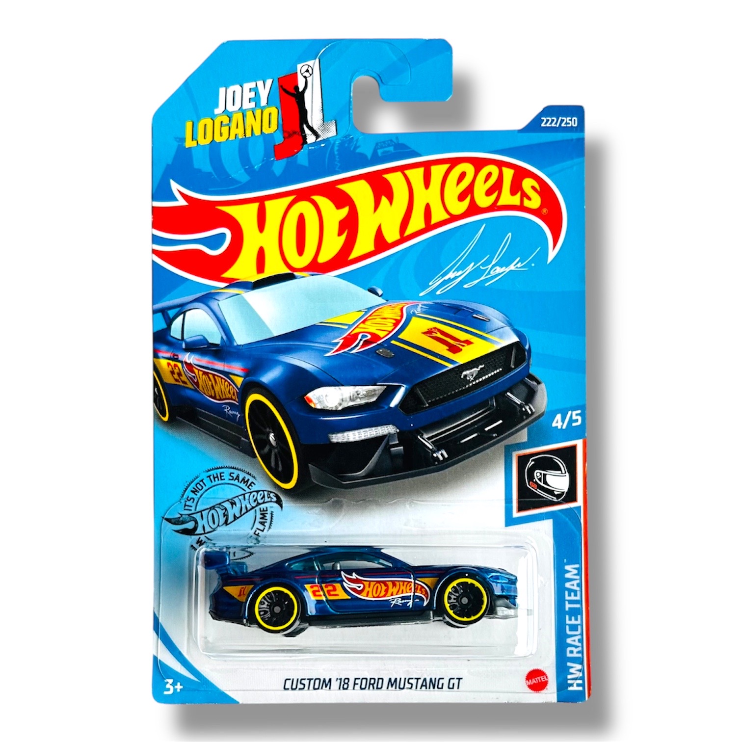 HOT WHEELS Custom 2018 Ford Mustang GT Joey Logano