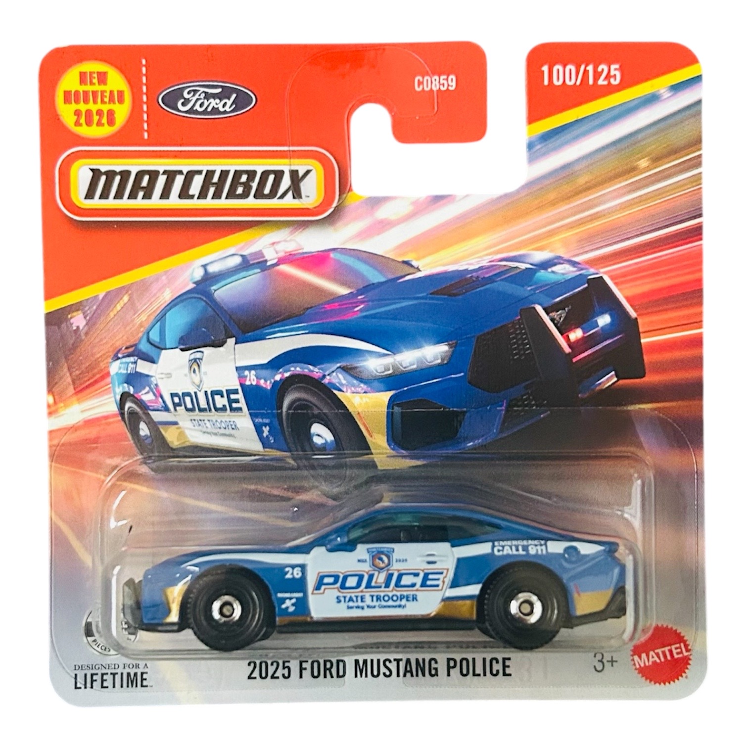Matchbox 2025 Ford Mustang Police