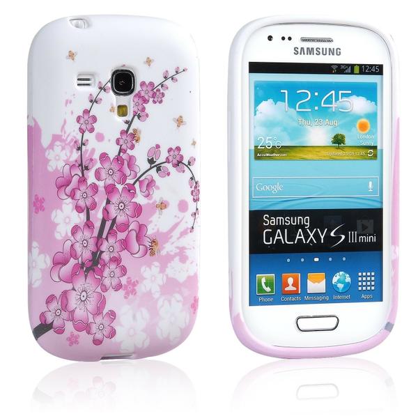Designový kryt Květiny pro Samsung Galaxy S3 mini
