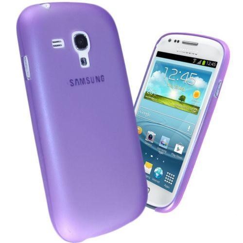 Fialový plastový kryt 0.3MM pro Samsung Galaxy S3 mini + Fólie zdarma