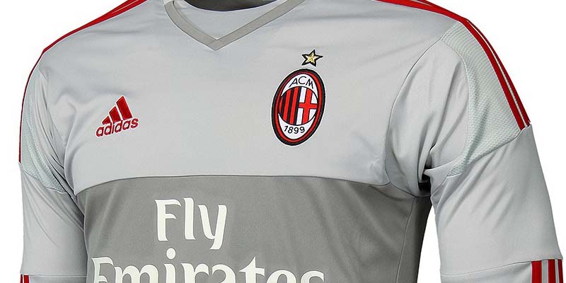Fotbalový brankářský dres Adidas AC Milan vel. XL