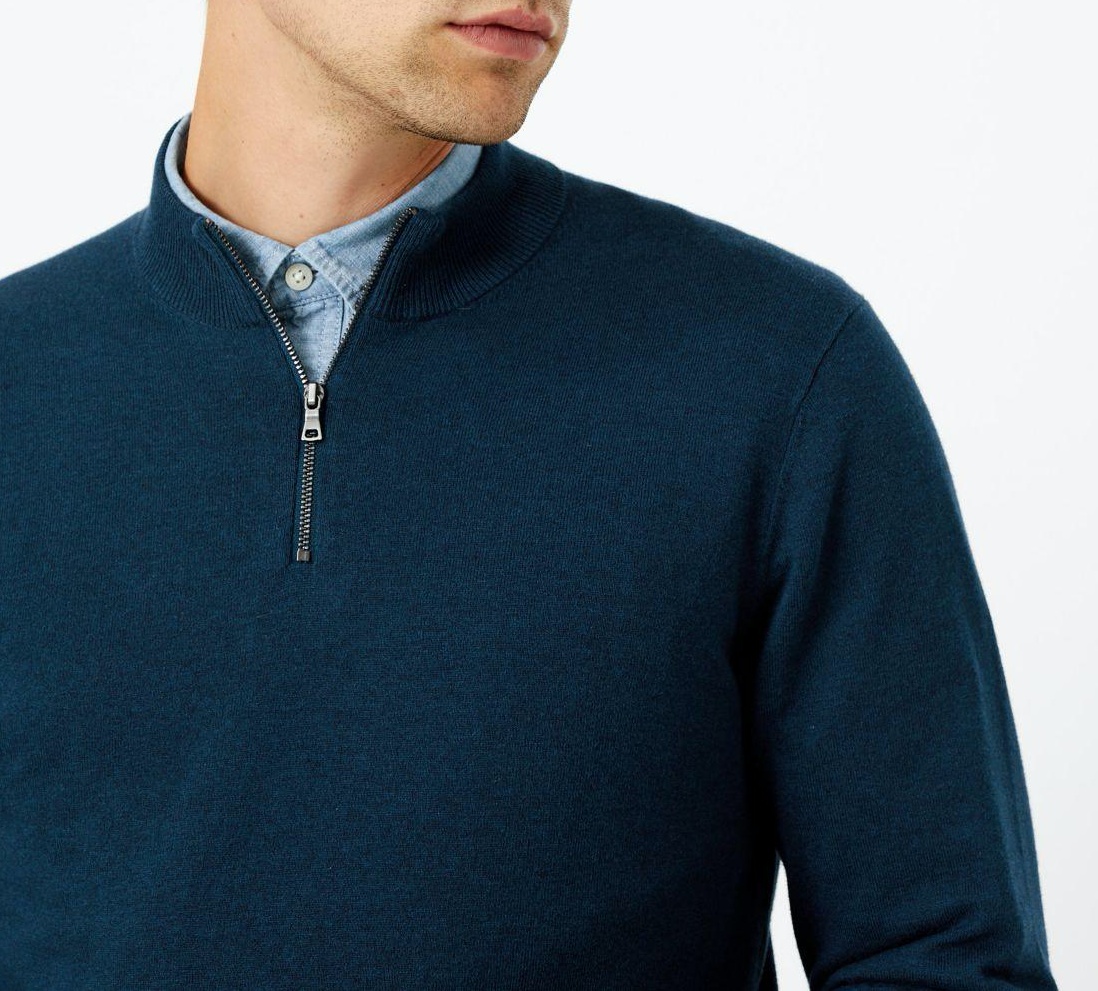 Svetr Marks Spencer Half zip vel. M