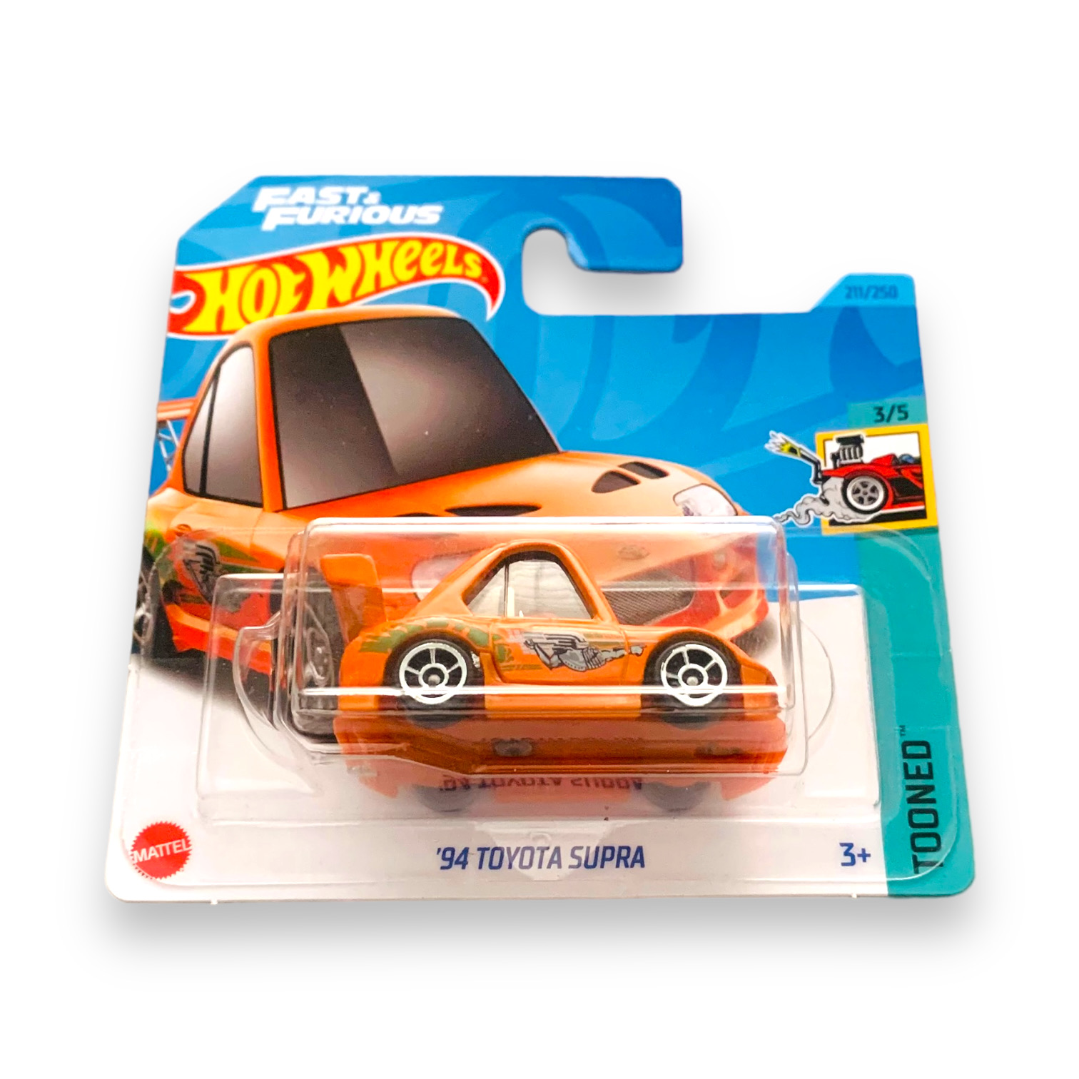HOT WHEELS - 1994 Toyota Supra Tooned Fast & Furious