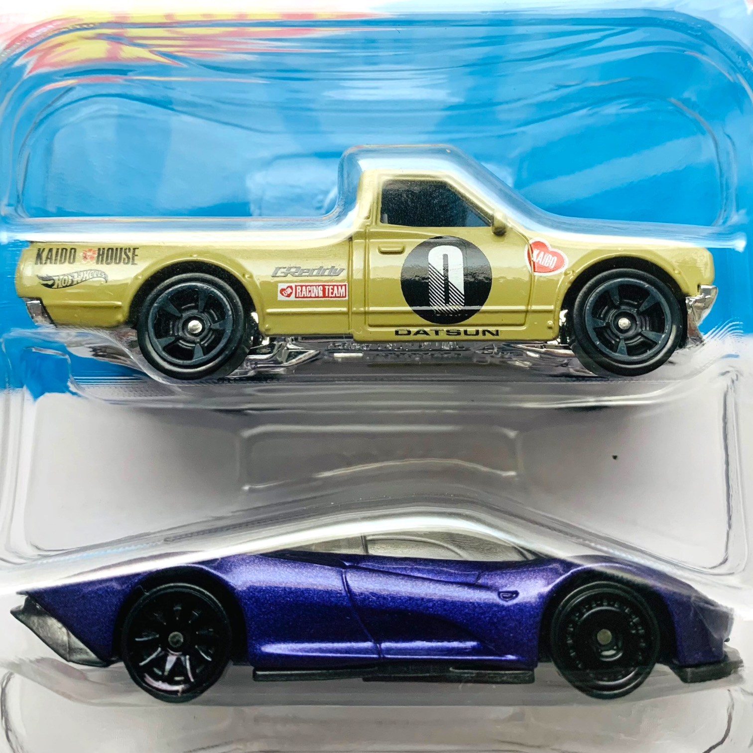 HOT WHEELS 2 pack - Datsun a McLaren