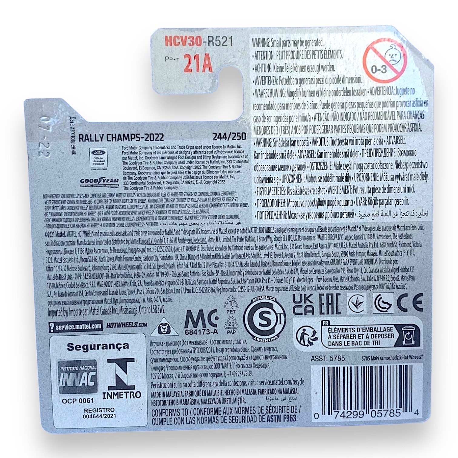 HOT WHEELS - 1970 Ford Escort RS1600