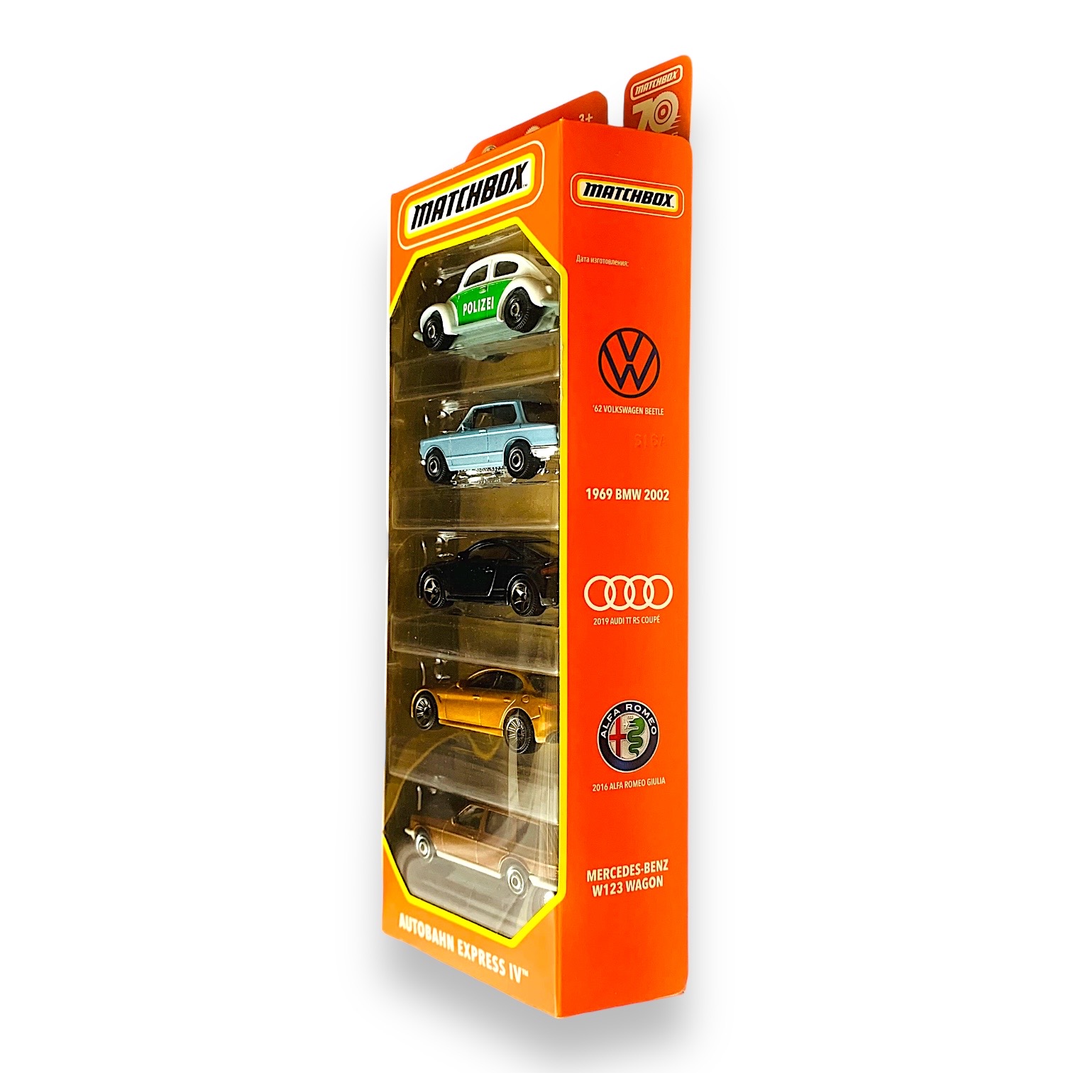 Matchbox 5x pack Autobahn Express IV. 