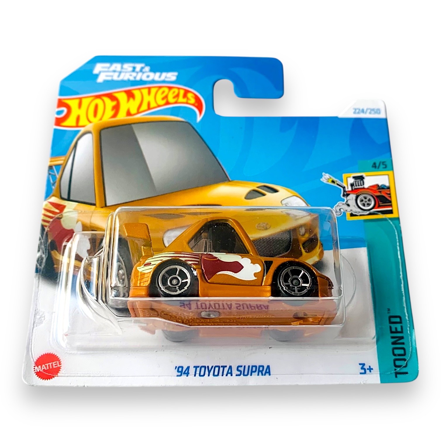 HOT WHEELS 1994 Toyota Supra Tooned Fast & Furious