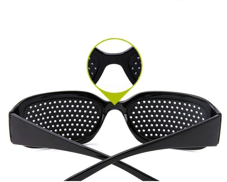 Černé párty brýle Shutter Pinhole Sport