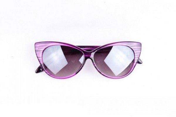 Fialové sluneční brýle Cat 80's