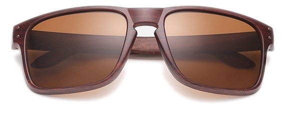 Hnědé sluneční brýle Holbrook Wood