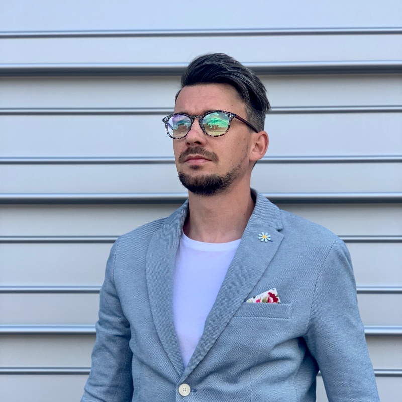 Průhledné čiré brýle Retro Vintage Round