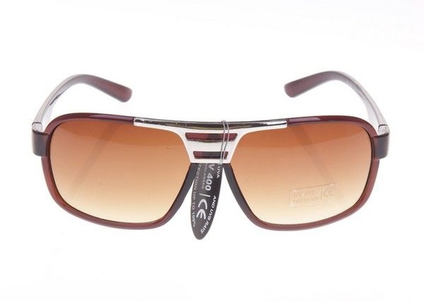 Hnědé sluneční brýle Designer Fashion II.