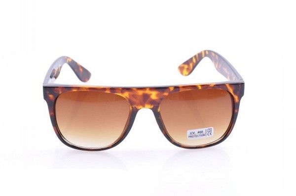 Leopardí sluneční brýle Big Wayfarer