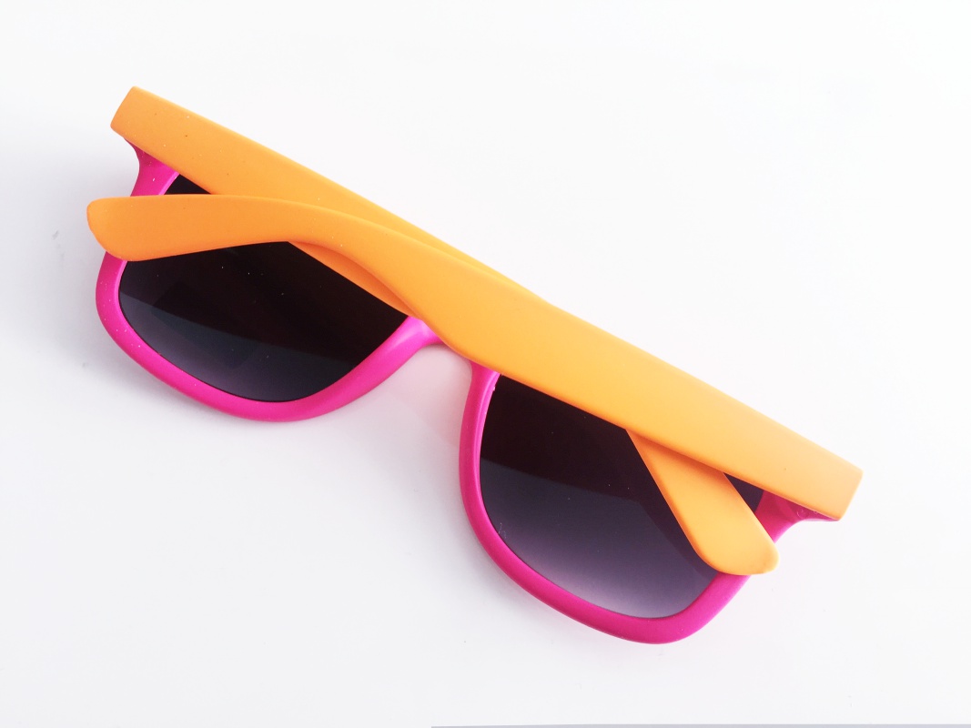 Fialovo - modré sluneční brýle Wayfarer Duo