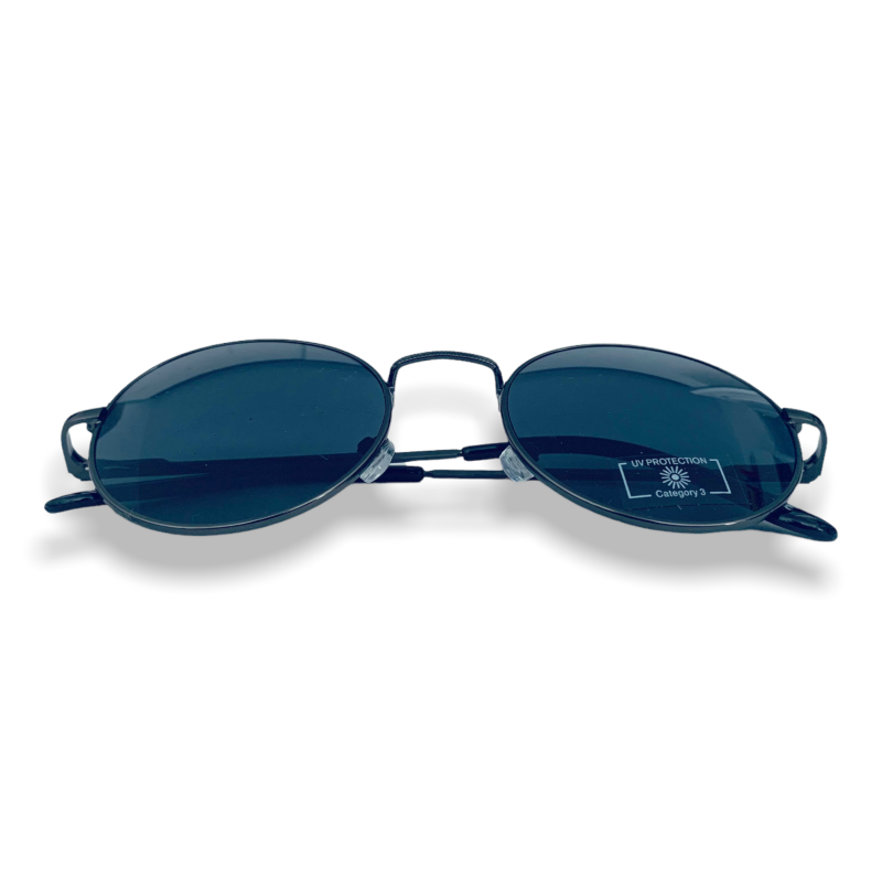 Tmavě šedé sluneční brýle Lenonky