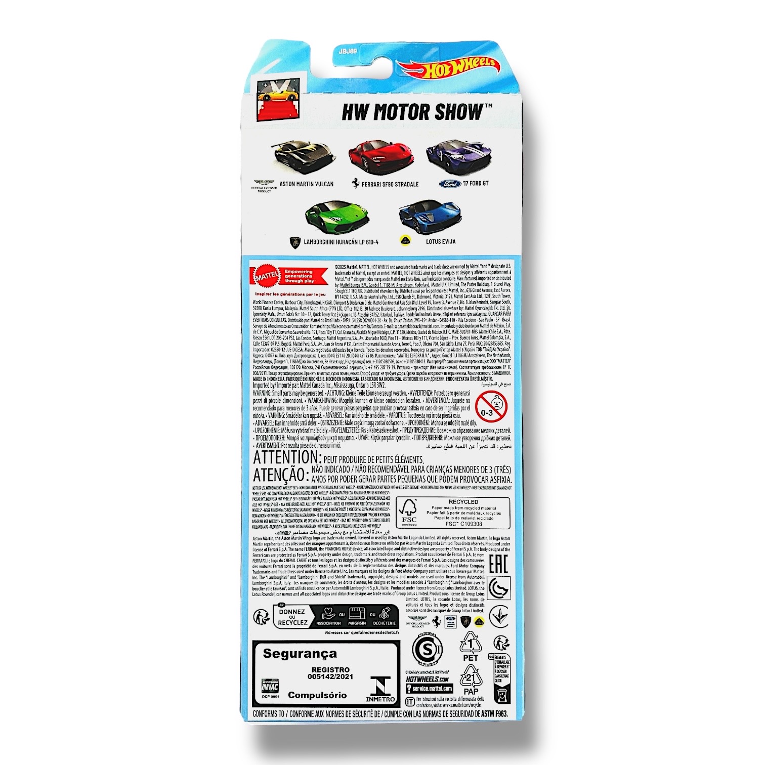 HOT WHEELS 5 pack HW Motor Show