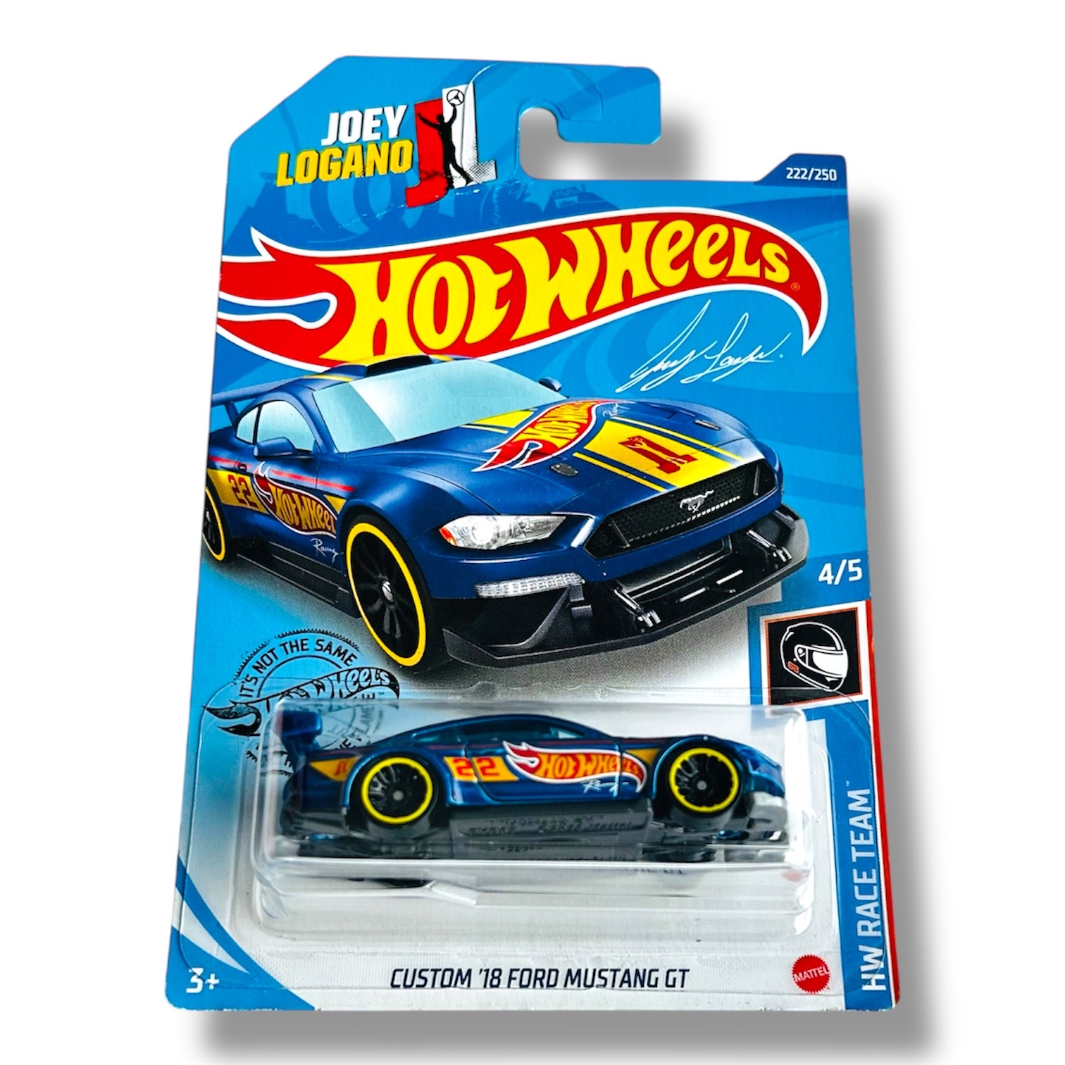 HOT WHEELS Custom 2018 Ford Mustang GT Joey Logano
