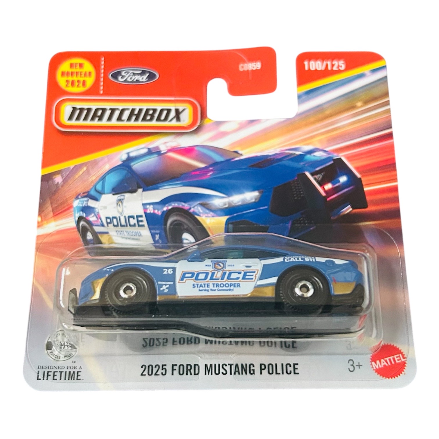 Matchbox 2025 Ford Mustang Police