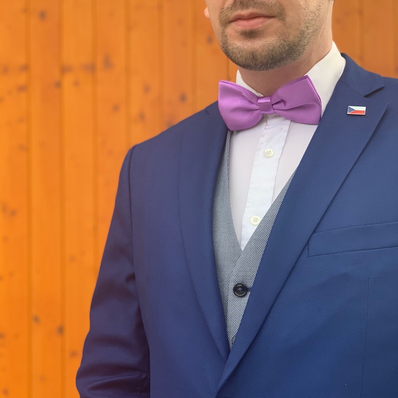 Fialový motýlek Color 