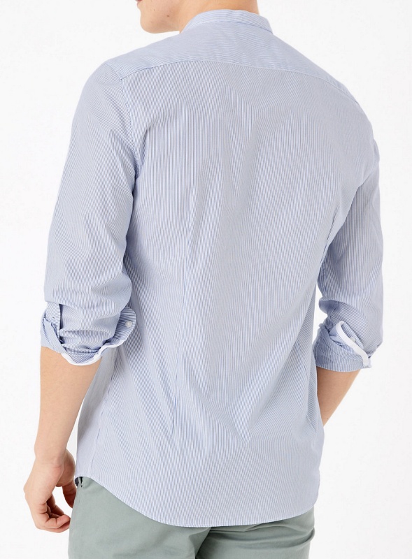 Košile Marks and Spencer Grandad stripes vel. L