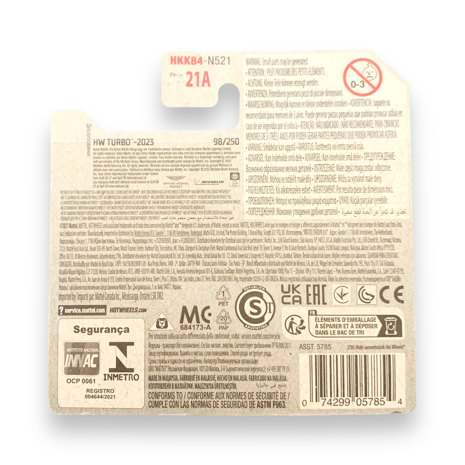 HOT WHEELS - Aston Martin Vantage GTE