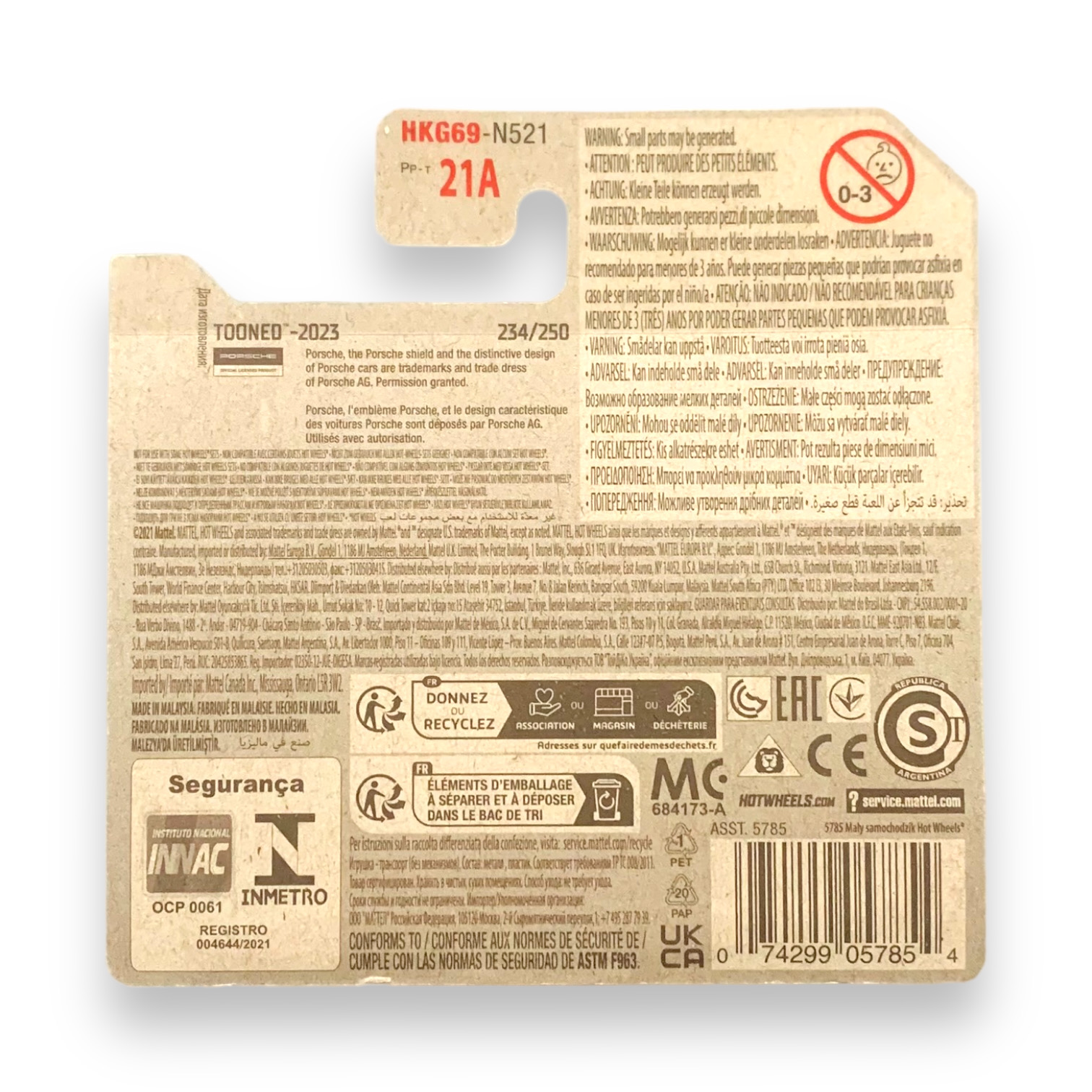 HOT WHEELS - Porsche 911 Turbo 3.6 (964) Tooned