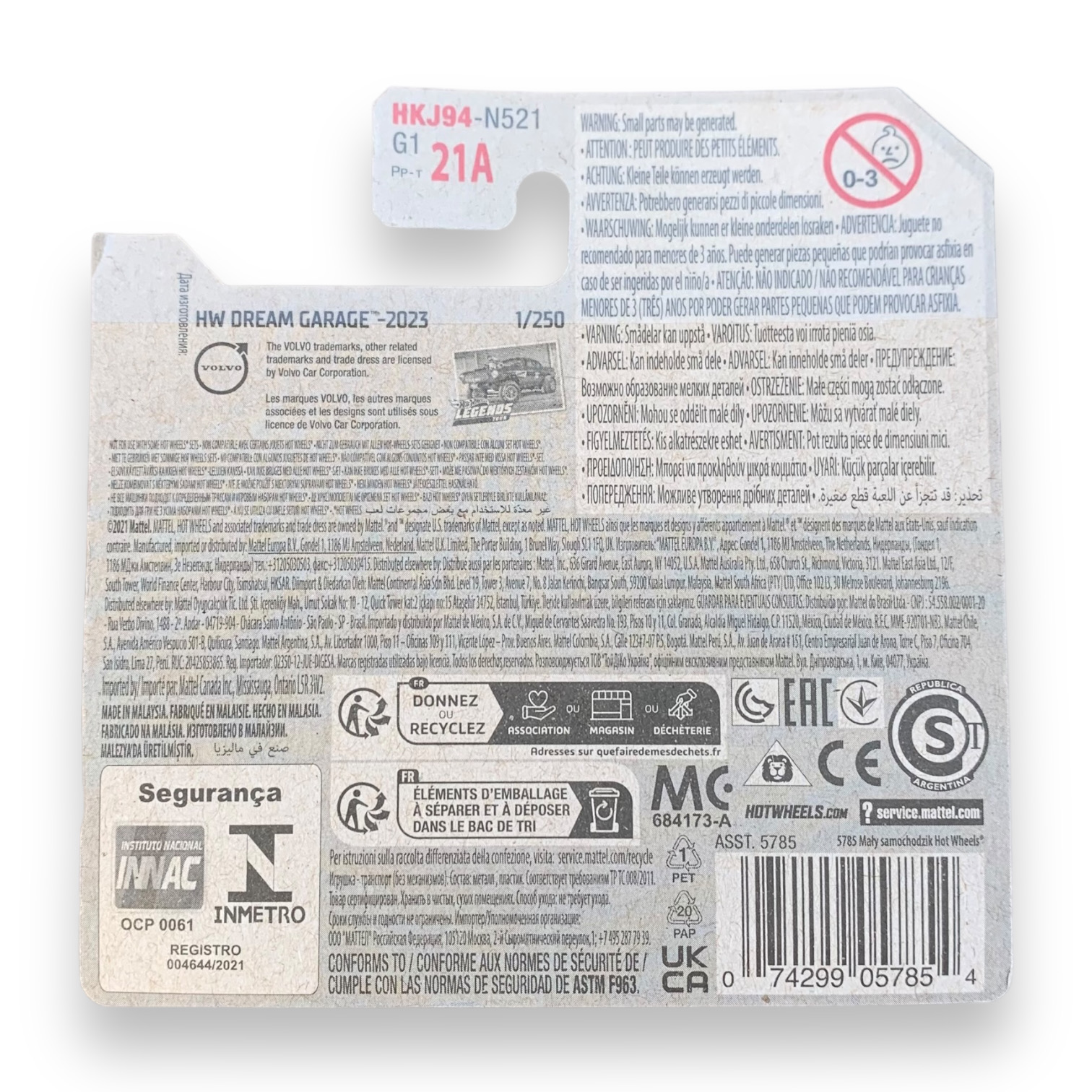 HOT WHEELS - Volvo P1800 Gasser 