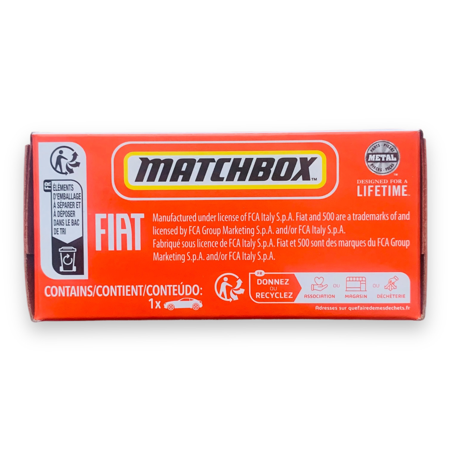 Matchbox - 2019 Fiat 500 Turbo