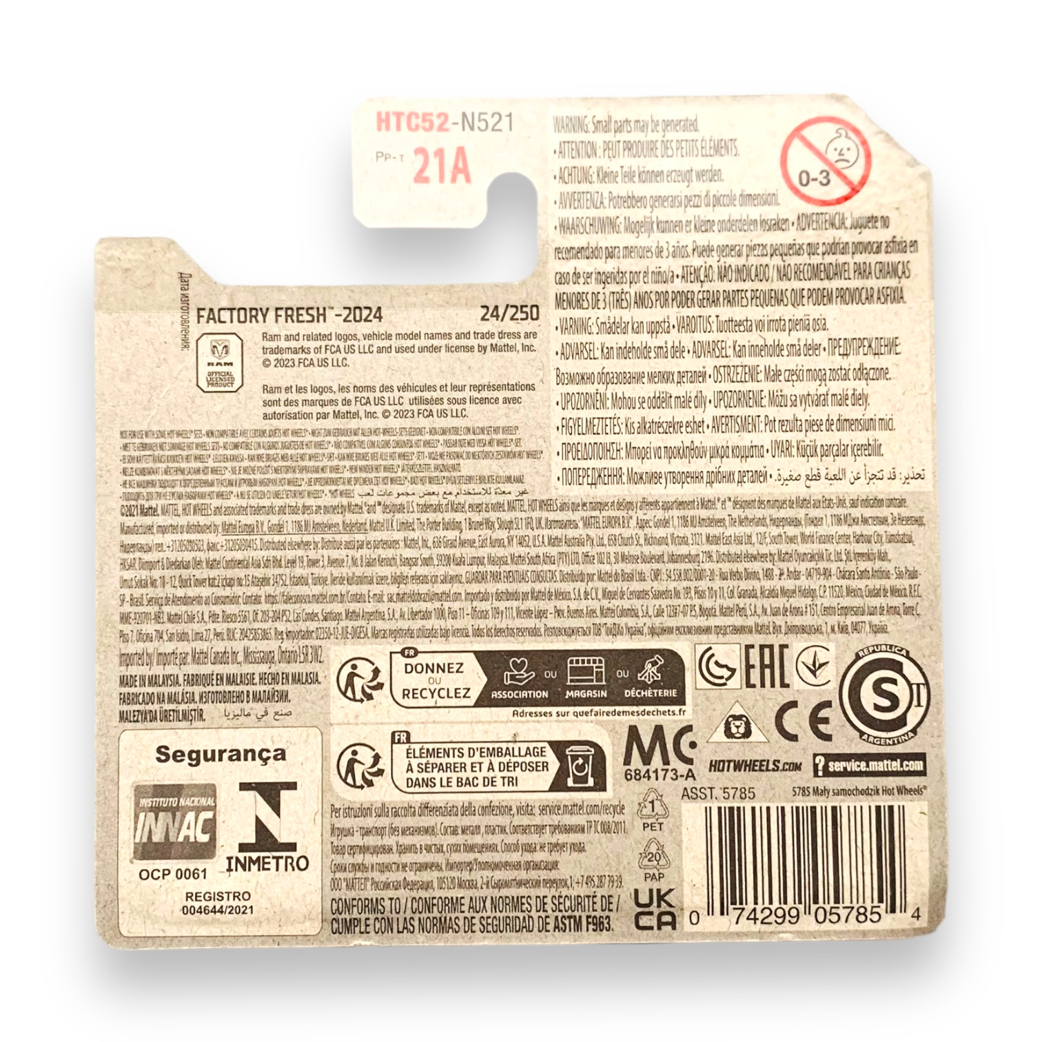 HOT WHEELS - 2020 Ram 1500 Rebel