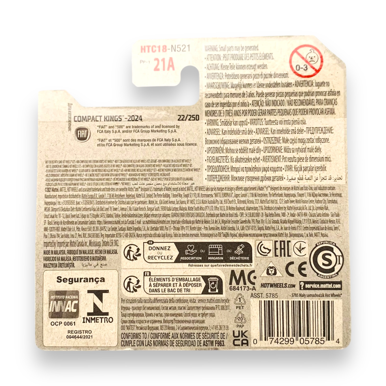 HOT WHEELS - Fiat 500e