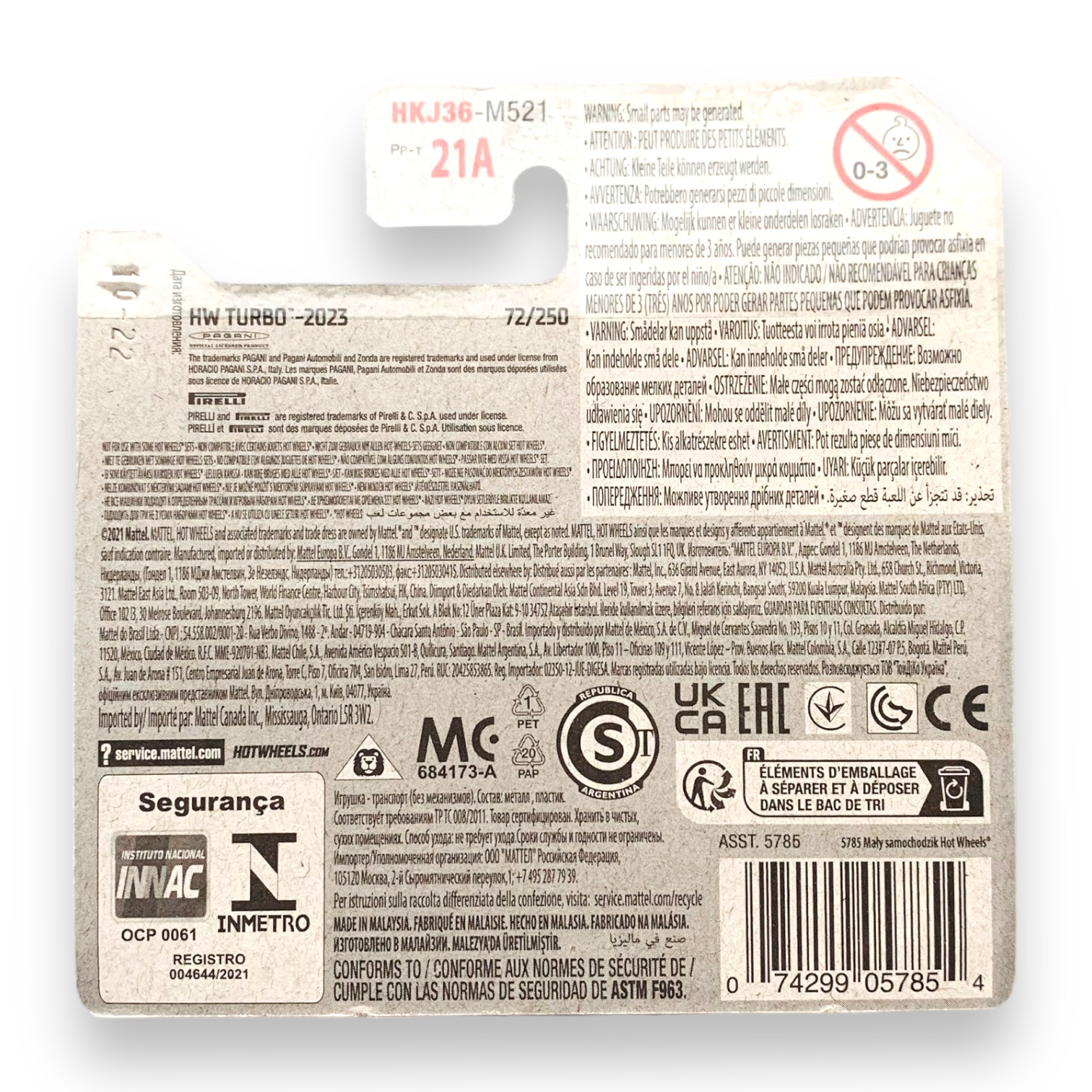 HOT WHEELS - Pagani Zonda R