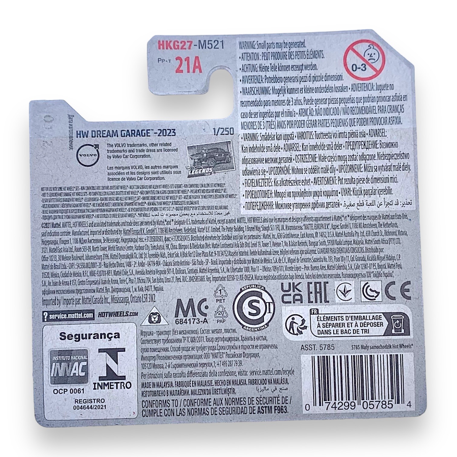 HOT WHEELS - Volvo P1800 Gasser 