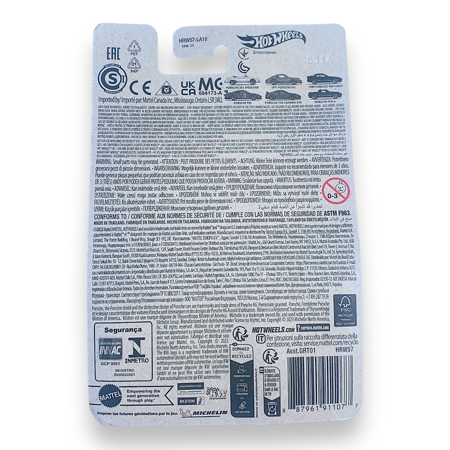 HOT WHEELS - 1971 Porsche 911