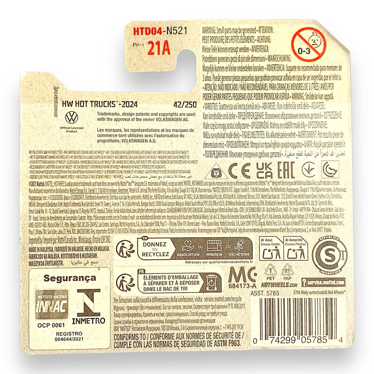 HOT WHEELS - Volkswagen T2 Pickup