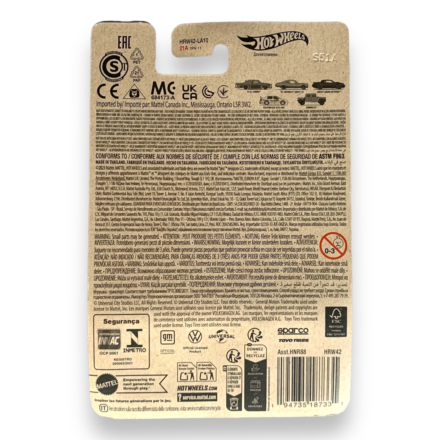 HOT WHEELS - 1970 Chevrolet Nova SS