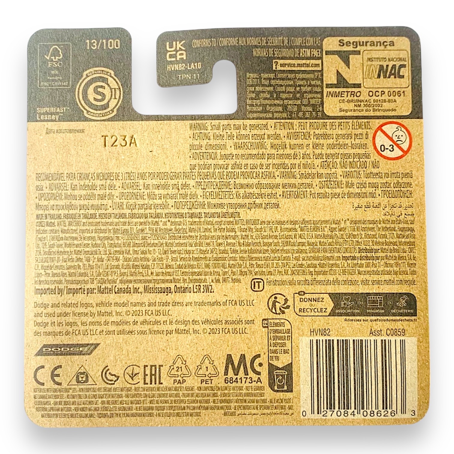 Matchbox 1966 Dodge Charger 