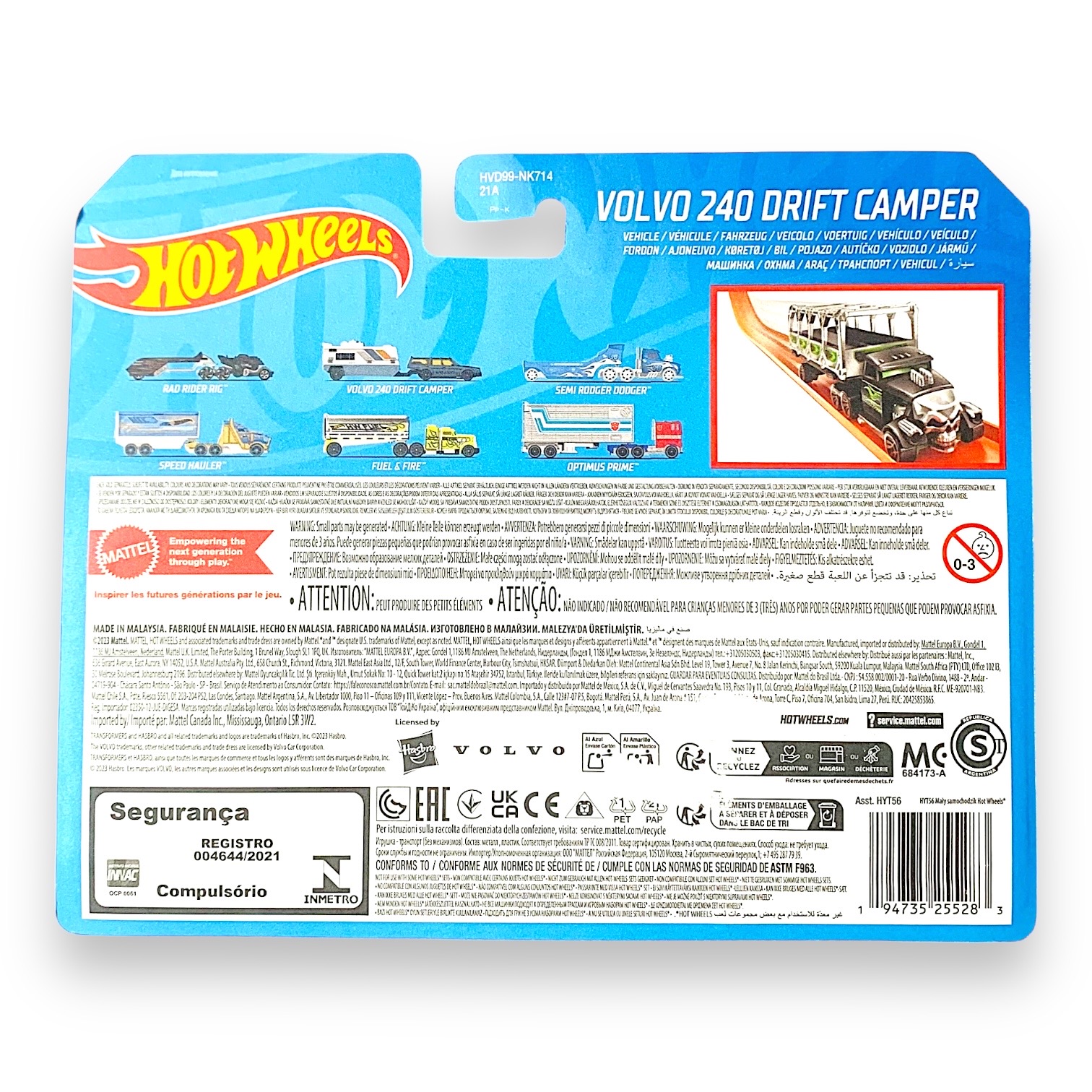 HOT WHEELS Volvo 240 Drift Camper 
