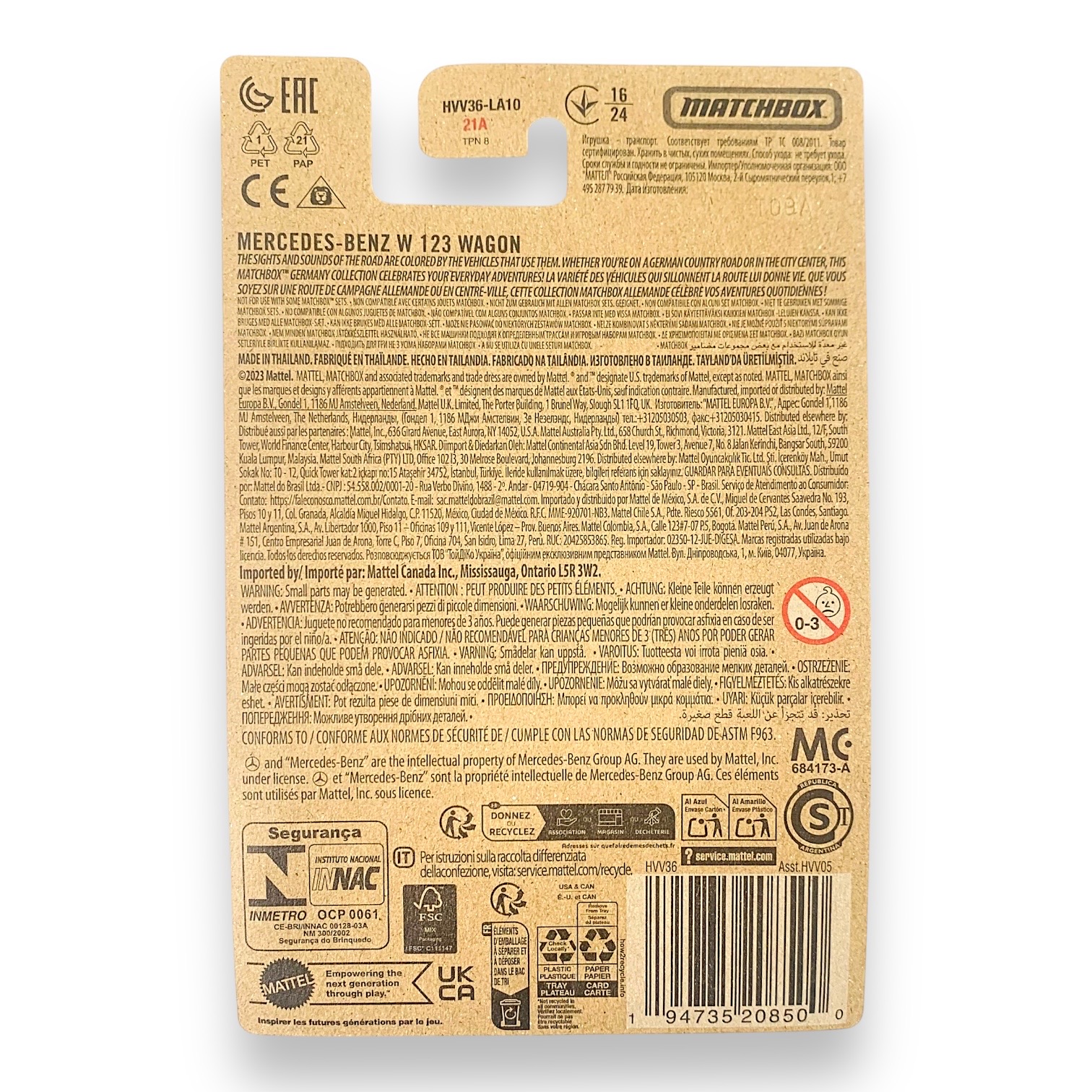 Matchbox Mercedes-Benz W 123 Wagon 