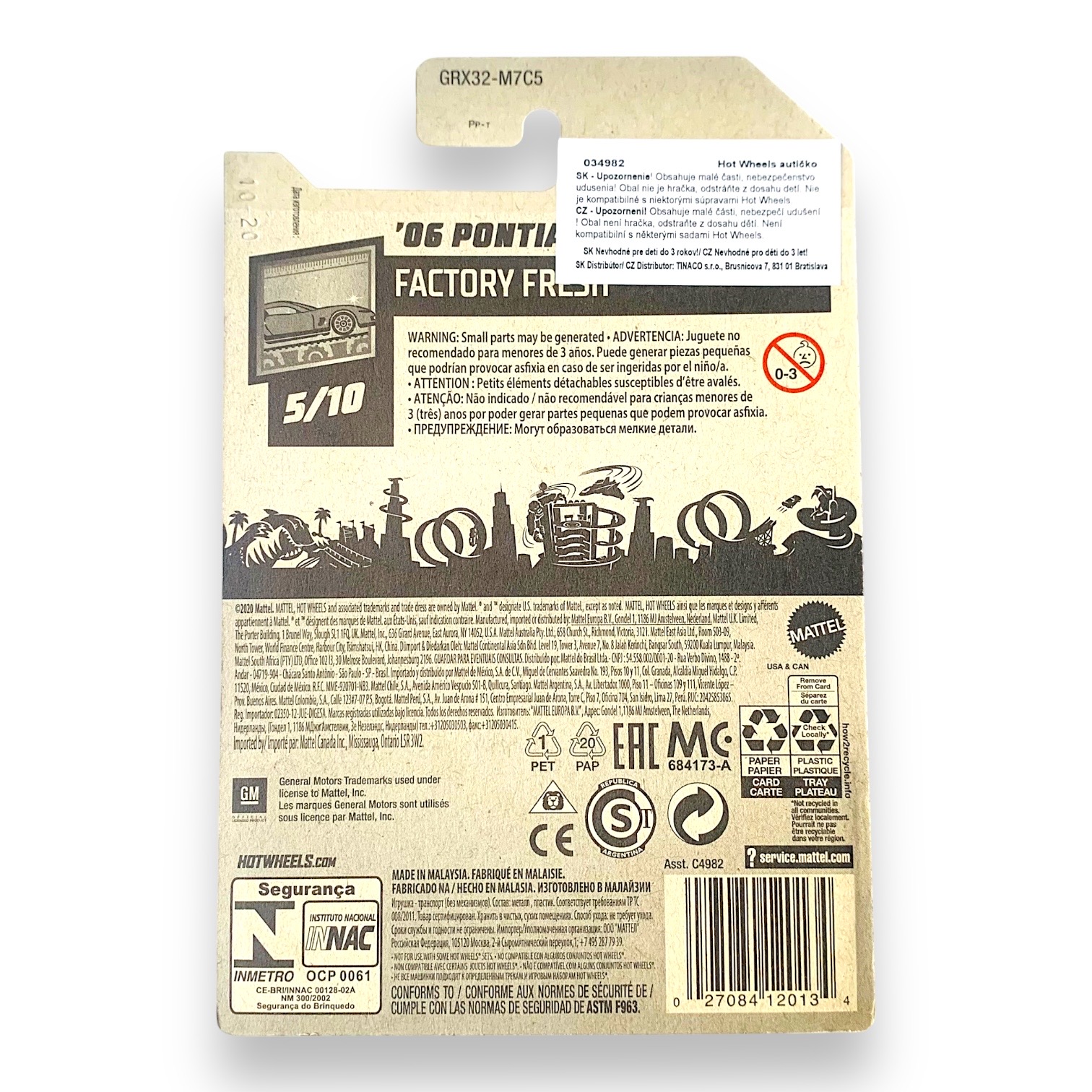 HOT WHEELS 2006 Pontiac GTO 