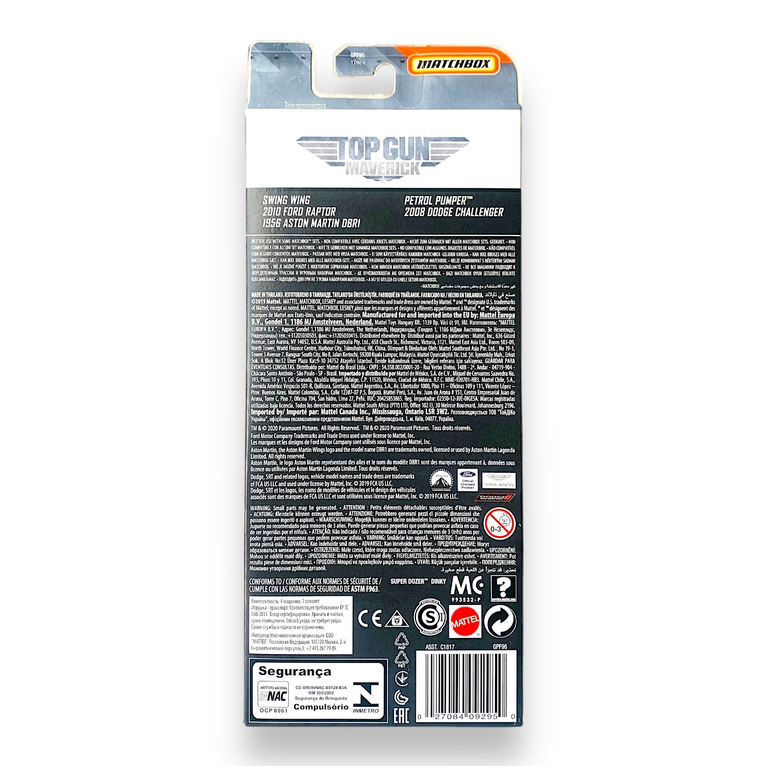 Matchbox 5x pack Top Gun Maverick 