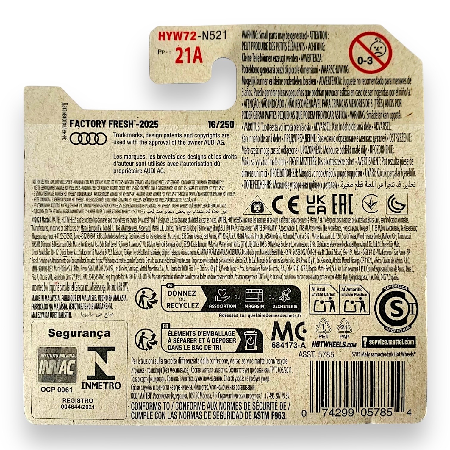 HOT WHEELS 1987 Audi Quattro