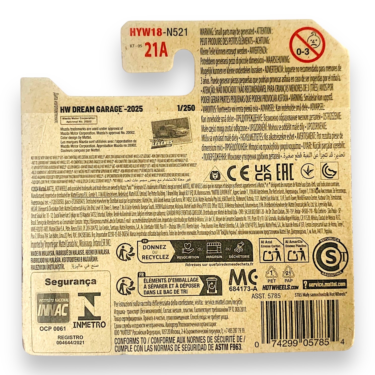 HOT WHEELS Mazda MX-5 Miata