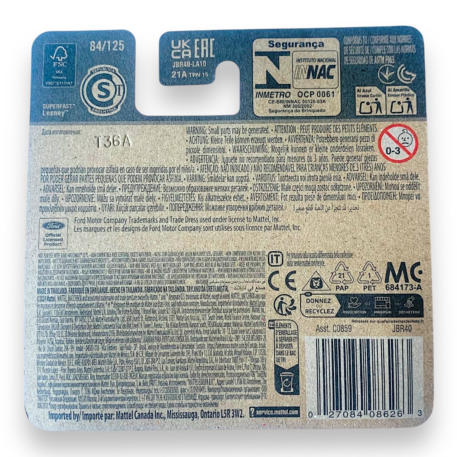 Matchbox 1983 Ford Fiesta MK 2