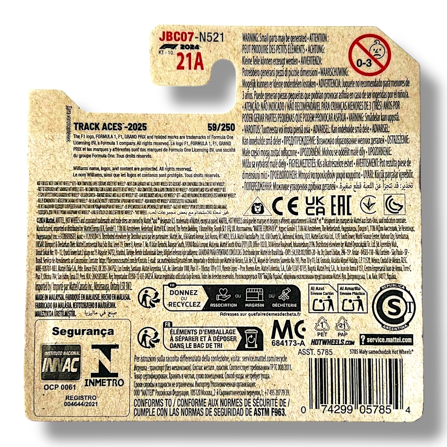 HOT WHEELS Williams Racing Formula 1