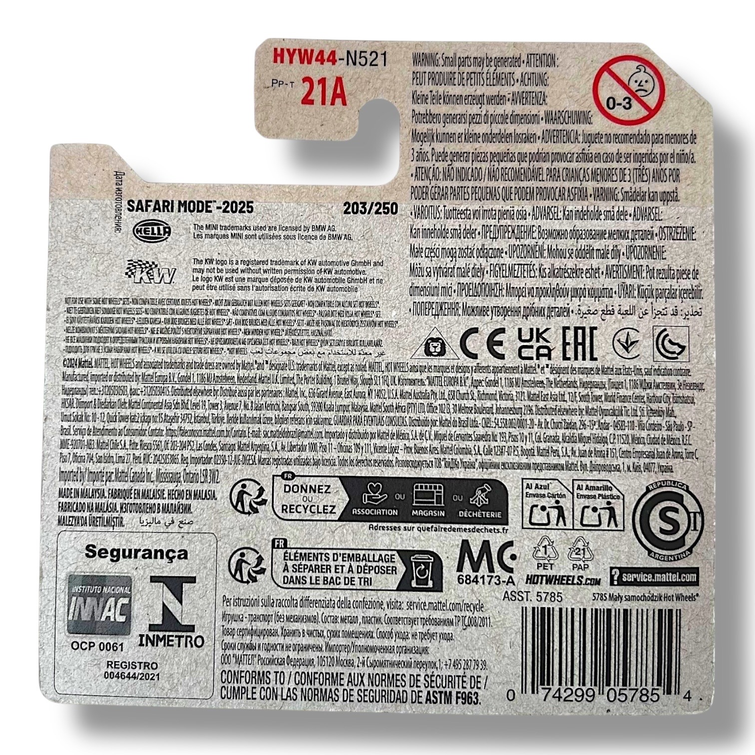 HOT WHEELS Lil Roar Mini 