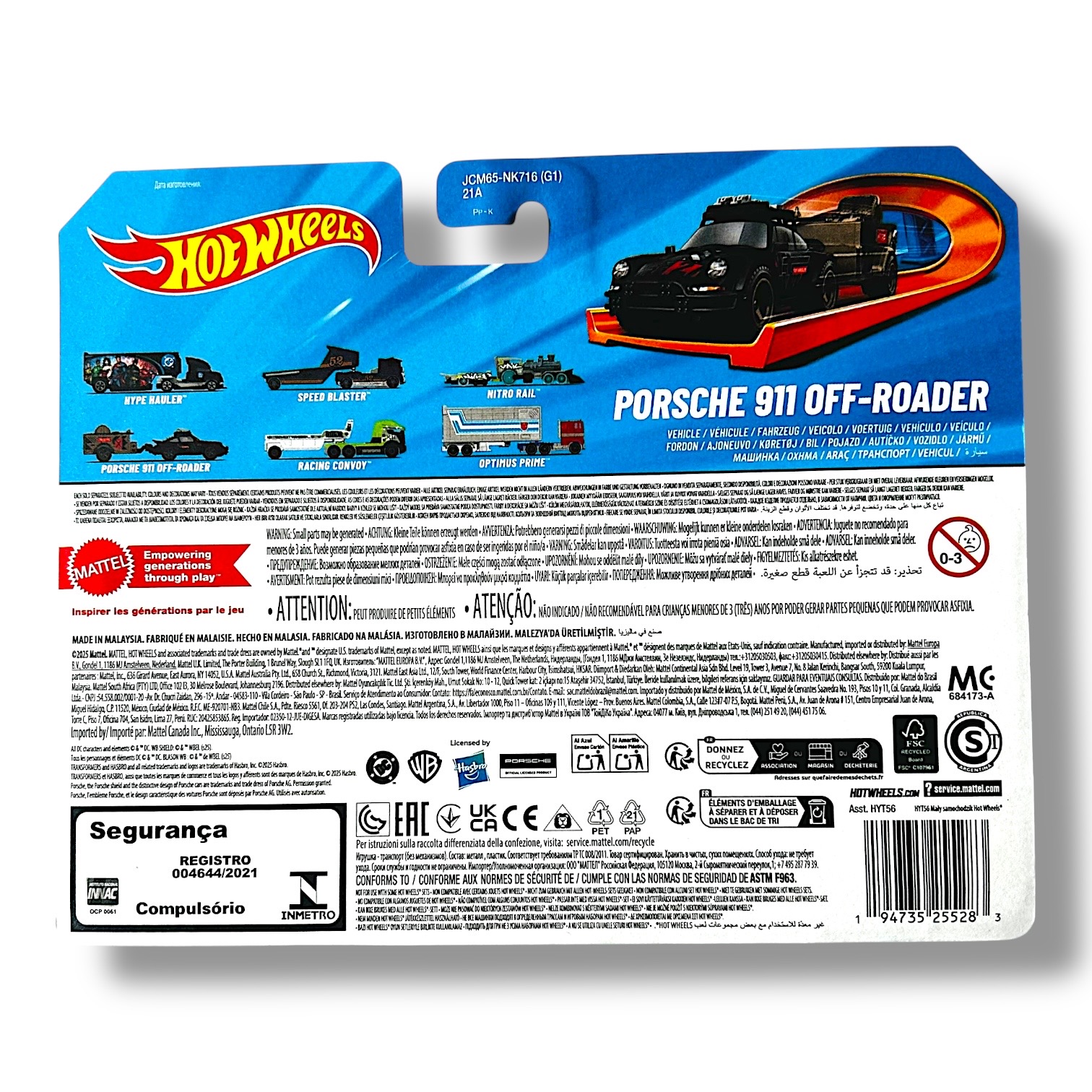 HOT WHEELS Porsche 911 Off-Roader