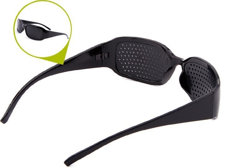 Černé párty brýle Shutter Pinhole Sport