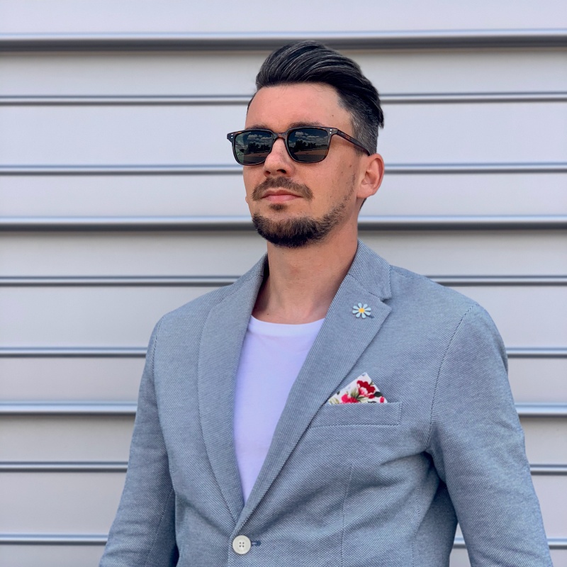 Leopardí sluneční brýle Fashion Edge