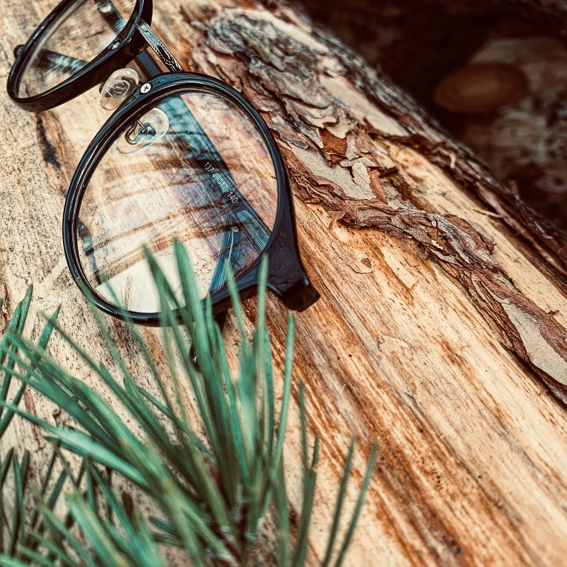 Černé čiré brýle Retro Vintage I.