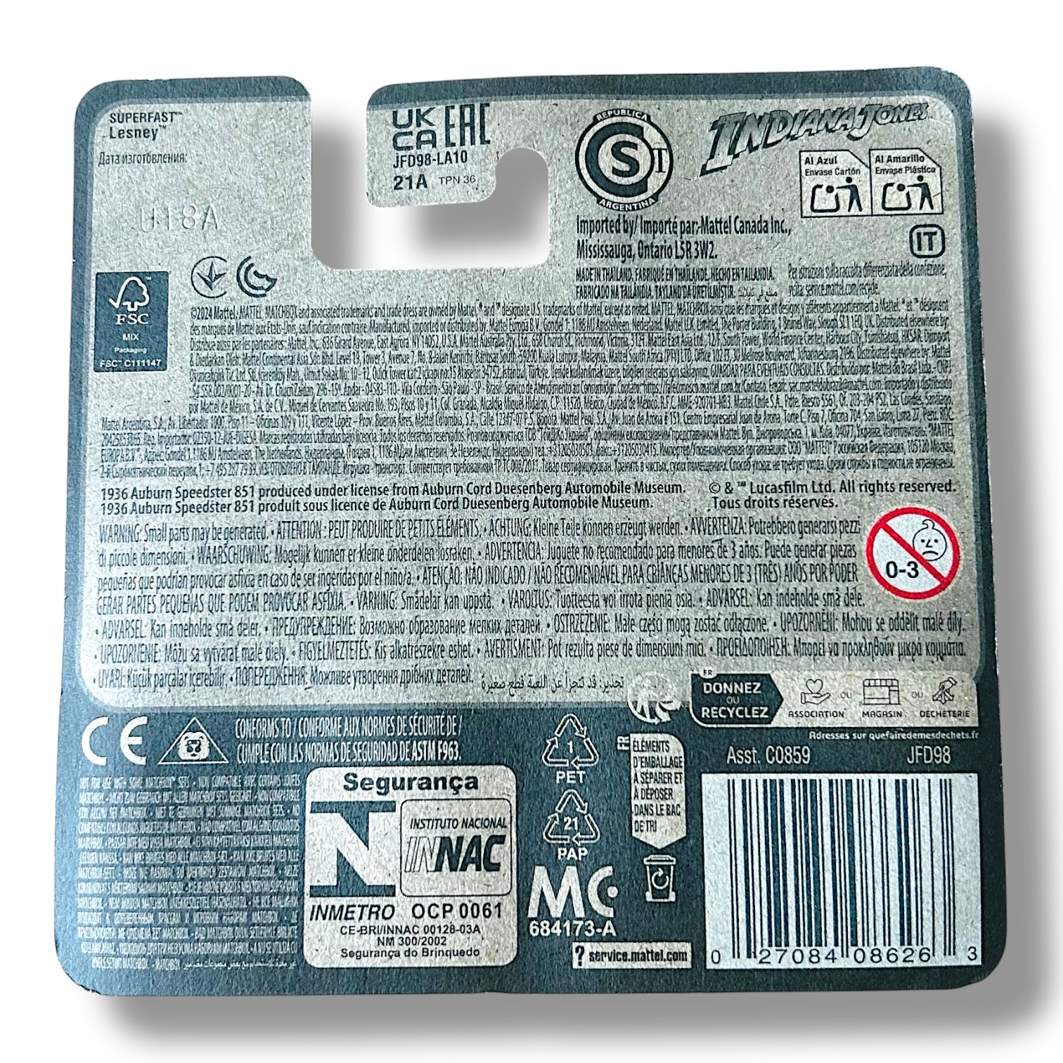 Matchbox 1936 Auburn Speedster 851